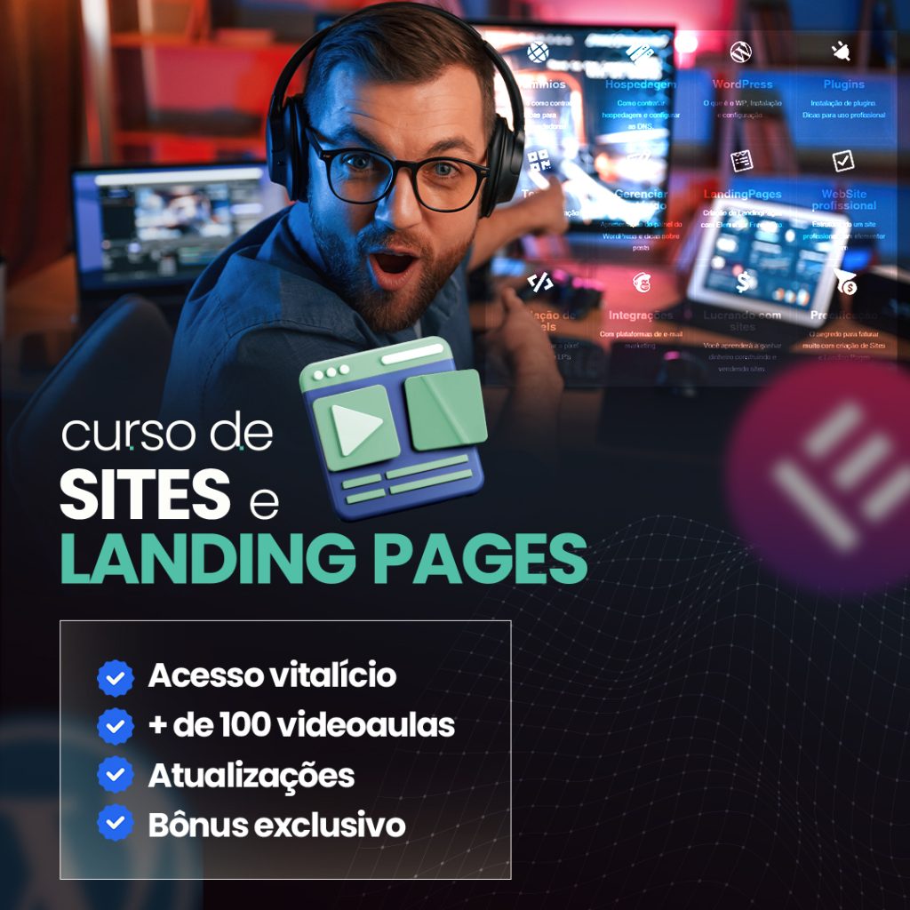 site landing page