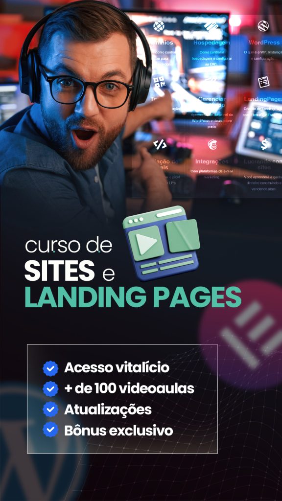 site landing page