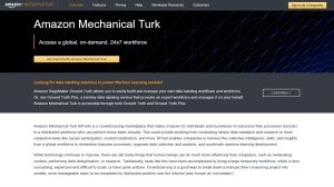 amazon mechanical turk