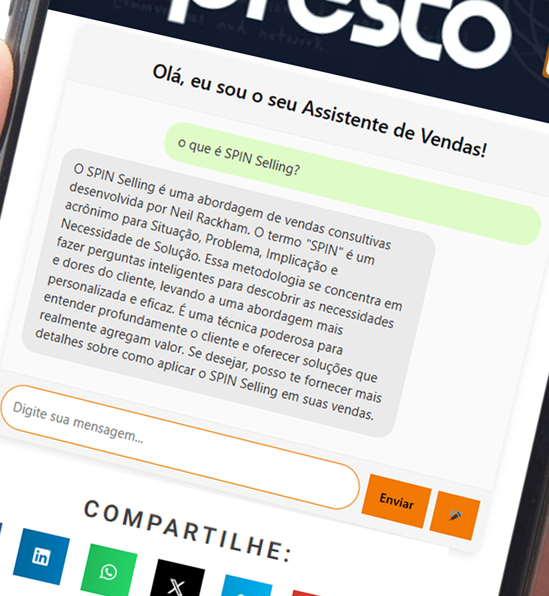 Assistente de Vendas