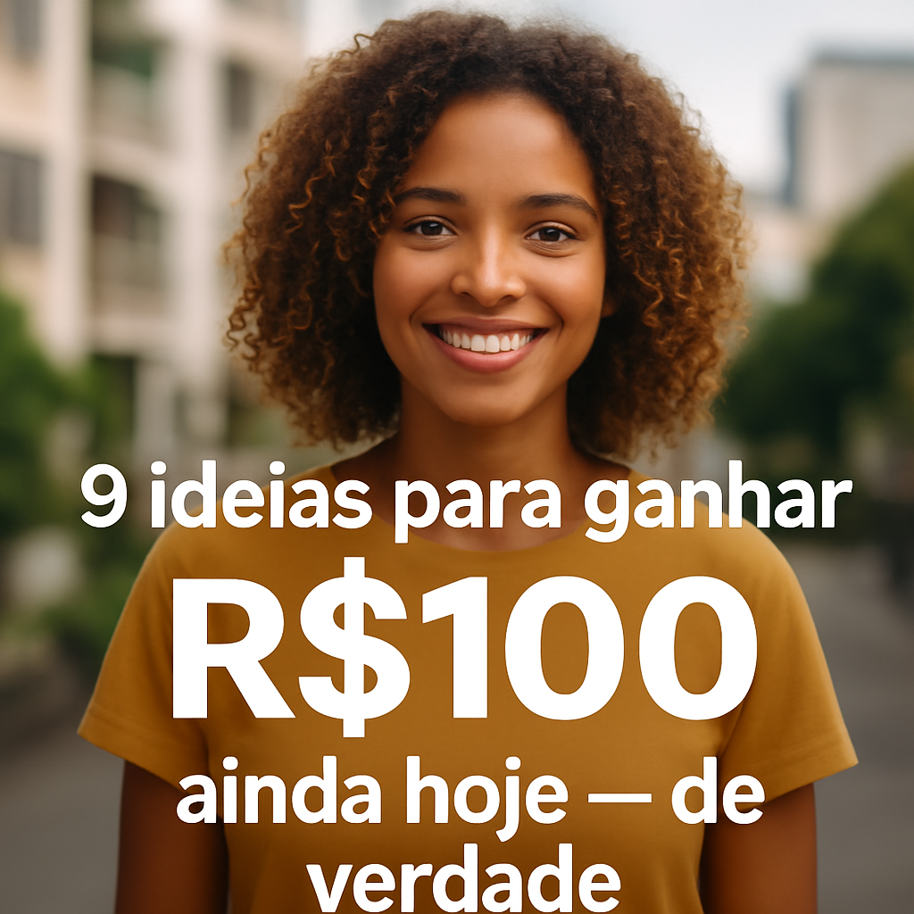 9 ideias para ganhar R$100 ainda hoje — de verdade