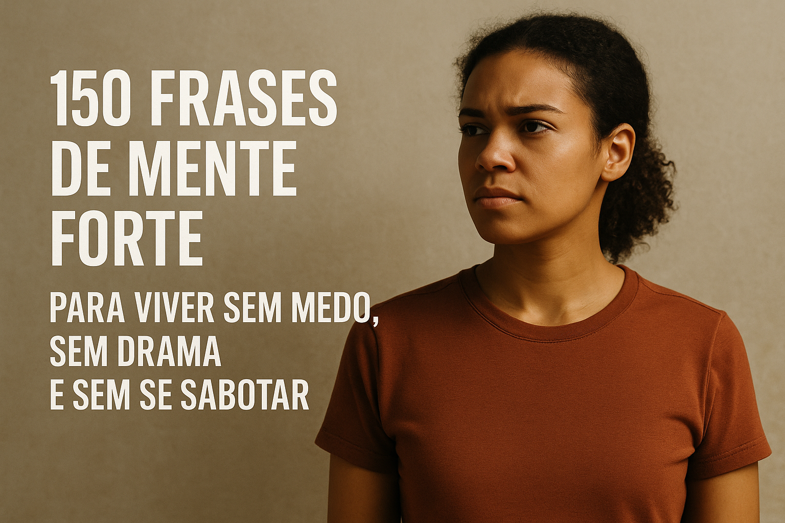 Frases de Mente Forte Para Viver Sem Medo, Sem Drama e Sem Se Sabotar