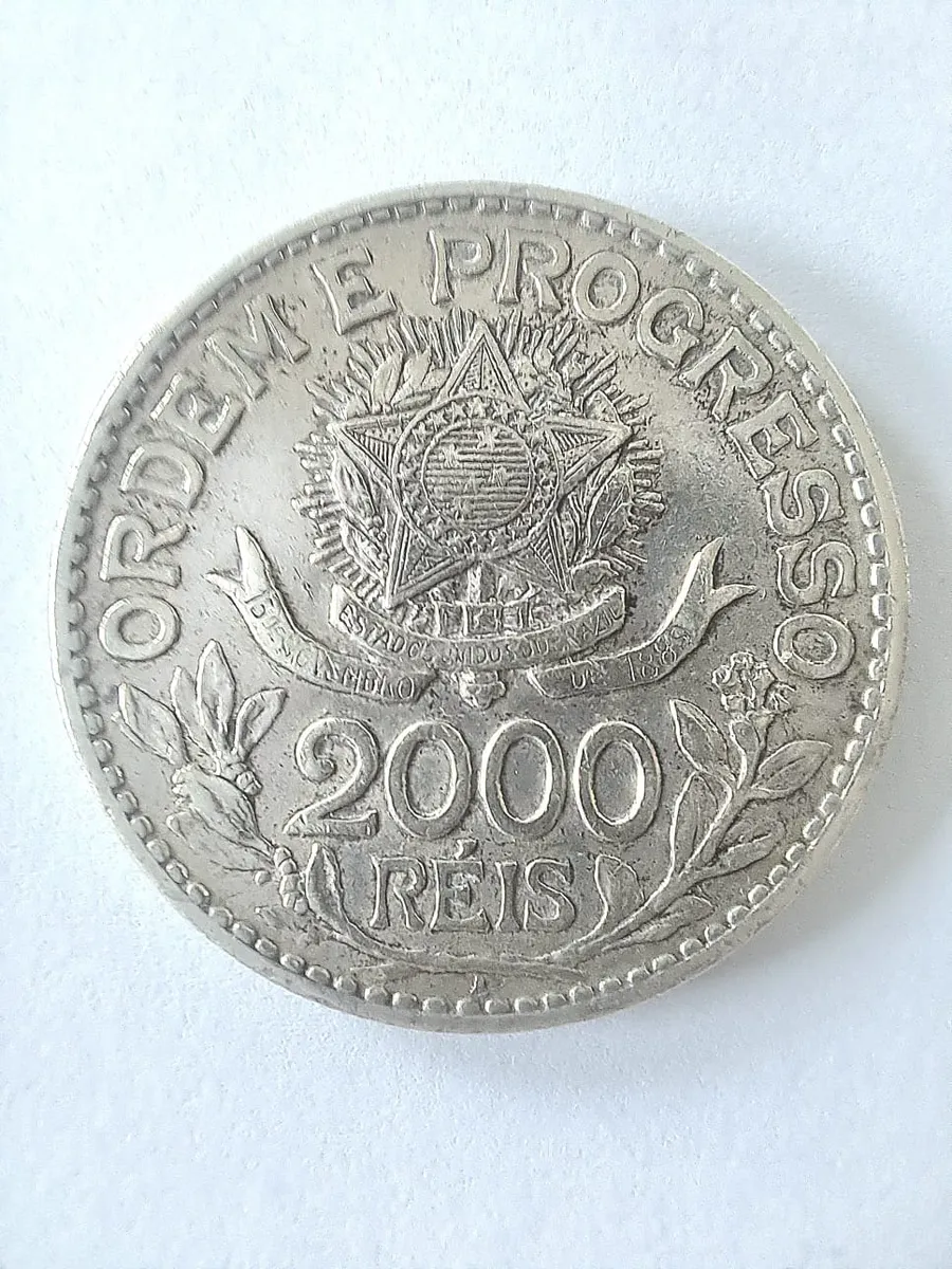2000 Réis República Dos Estados Unidos Do Brasil 1913