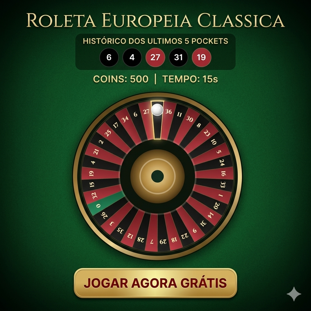 Roleta Online Grátis